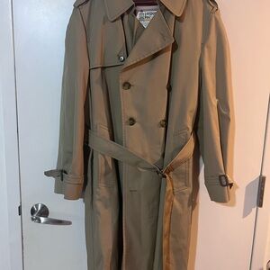 Vintage London Fog Trench Coat with velvet zipped out liner
